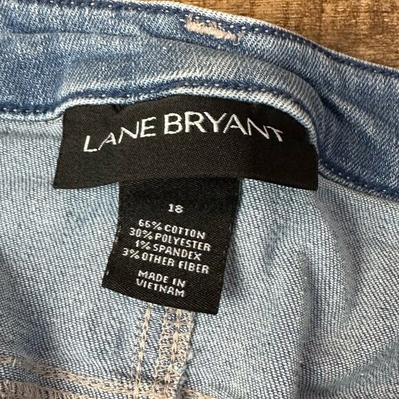 Lane Bryant Ankle Jeans Size 18 Light Wash - Picture 3 of 5